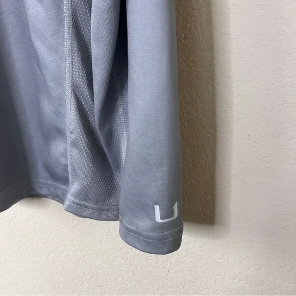 Huk Fishing Men's Icon X Tide Change Fade Long Sleeve Shirt Exuma Blue Size L - Picture 3 of 7